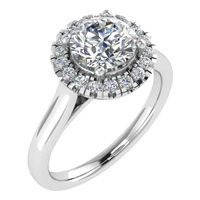 Anneau Idee Preziose dal 1987 Femme in Or blanc Diamante 0.12 Ct ANOR-152-201 - ANOR-152-201-17